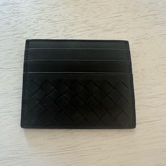 Bottega Veneta Black Key Card Holder Sleek Design - Picture 1 of 3